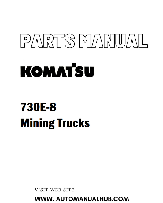 Komatsu 730E-8 Mining Trucks Parts Manual - PDF 