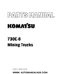 Komatsu 730E-8 Mining Trucks Parts Manual - PDF 