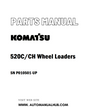 Komatsu 520C/CH Wheel Loaders Parts Manual SN P010501-UP - PDF 