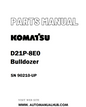 Komatsu D21P-8E0 Bulldozer Parts Manual SN 90210-UP - PDF
