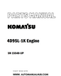 Komatsu 4D95L-1K Engine Parts Manual SN 15548-UP - PDF