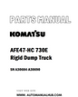 Komatsu AFE47-HC 730E Rigid Dump Truck Parts Manual SN A30684-A30690 - PDF 
