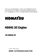 Komatsu 4D84E-3C Engine Parts Manual SN 00000-UP - PDF