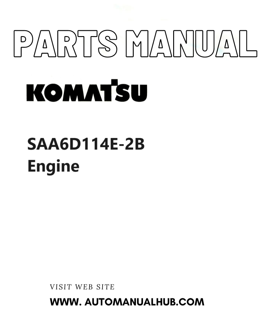 Komatsu SAA6D114E-2B Engine Parts Manual PDF