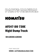 Komatsu AFE47-DD 730E Rigid Dump Truck Parts Manual SN A30365-A30366 - PDF 