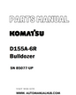 Komatsu D155A-6R Bulldozer Parts Manual SN 85077-UP - PDF