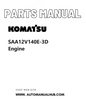 Komatsu SAA12V140E-3D Engine Parts Manual SN 502369-UP (For WA900-3/WA900-3E0) PDF