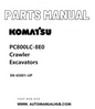 Komatsu PC800LC-8E0 Crawler Excavators Parts Manual SN 65001-UP PDF