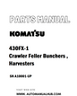 Komatsu 430FX-1 Crawler Feller Bunchers , Harvesters Parts Manual SN A10001-UP - PDF