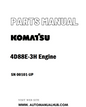Komatsu 4D88E-3H Engine Parts Manual SN 00101-UP - PDF