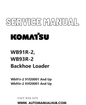 Komatsu WB91R-2, WB93R-2 Backhoe Loader Service And Repair Manual SN 91F20001, 93F20001 and up PDF