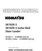 Komatsu SK1020-5, SK1020-5 turbo Skid Steer Loader Service And Repair Manual SN 37CF00004 and up, 37CTF00003 and up PDF