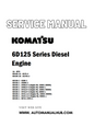 Komatsu 6D125 Series Diesel Engine Service And Repair Manual - PDF