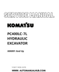 KOMATSU PC400LC-7L HYDRAULIC EXCAVATOR SERVICE AND REPAIR MANUAL PDF