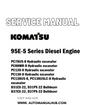 Komatsu 95E-5 Series Diesel Engine Service And Repair Manual - PDF
