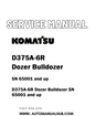 Komatsu D375A-6R Dozer Bulldozer Service And Repair Manual SN 65001 and up - PDF