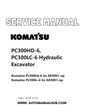 Komatsu PC300HD-6, PC300LC-6 Hydraulic Excavator Service And Repair Manual SN A83001 and up PDF