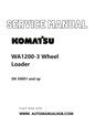Komatsu WA1200-3 Wheel Loader Service And Repair Manual SN 50001 and up PDF