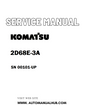 Komatsu 2D68E-3A Service And Repair Manual SN 00101-UP - PDF