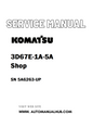 Komatsu 3D67E-1A-5A Shop Service And Repair Manual SN 5A6263-UP - PDF