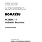 Komatsu PC240LC-11 Hydraulic Excavator Shop Manual PDF