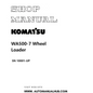 Komatsu WA500-7 Wheel Loader Shop Manual SN 10001-UP PDF