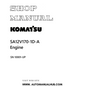 Komatsu SA12V170-1D-A Engine Shop Manual SN 10001-UP PDF 