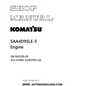 Komatsu SAA4D95LE-5 Engine Shop Manual SN 503228-UP (For D31EX-22/D31PX-22) PDF 