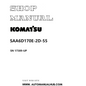 Komatsu SAA6D170E-2D-55 Shop Manual SN 17389-UP PDF