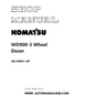 Komatsu WD900-3 Wheel Dozer Shop Manual SN 50001-UP PDF 