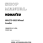Komatsu WA270-8E0 Wheel Loader Shop Manual SEN06793-01 (JPN_84424 Up) PDF