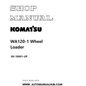 Komatsu WA120-1 Wheel Loader Shop Manual SN 10001-UP PDF 