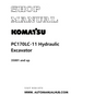 Komatsu PC170LC-11 Hydraulic Excavator Shop Manual 35001 and up PDF