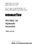 Komatsu PC170LC-10 Hydraulic Excavator Shop Manual 30001 and up PDF