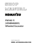 Komatsu PW148-11 (VENBM68001) Wheeled Excavator Shop Manual PDF