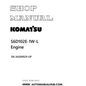 Komatsu S6D102E-1W-L Engine Shop Manual SN 26200929-UP PDF 