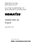 Komatsu SAA6D140E-5G Engine Shop Manual SN 535751-UP PDF