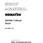 Komatsu WD500-3 Wheel Dozer Shop Manual SN 50001-UP PDF