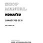 Komatsu SAA6D170E-3C-8 Shop Manual SN 310001-UP PDF