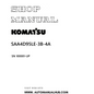 Komatsu SAA4D95LE-3B-4A Shop Manual SN 100001-UP PDF 