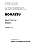 Komatsu SA6D108-1A Engine Shop Manual SN 10001-UP PDF