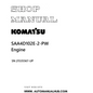 Komatsu SAA4D102E-2-PW Engine Shop Manual SN 21535567-UP PDF