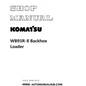 Komatsu WB93R-8 Backhoe Loader Shop Manual PDF