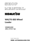 Komatsu WA270-8E0 Wheel Loader Shop Manual VENBM34000 (DEU_H75551 Up) PDF