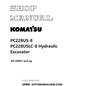 Komatsu PC228US-8 PC228USLC-8 Hydraulic Excavator Shop Manual SN 50001 and up PDF