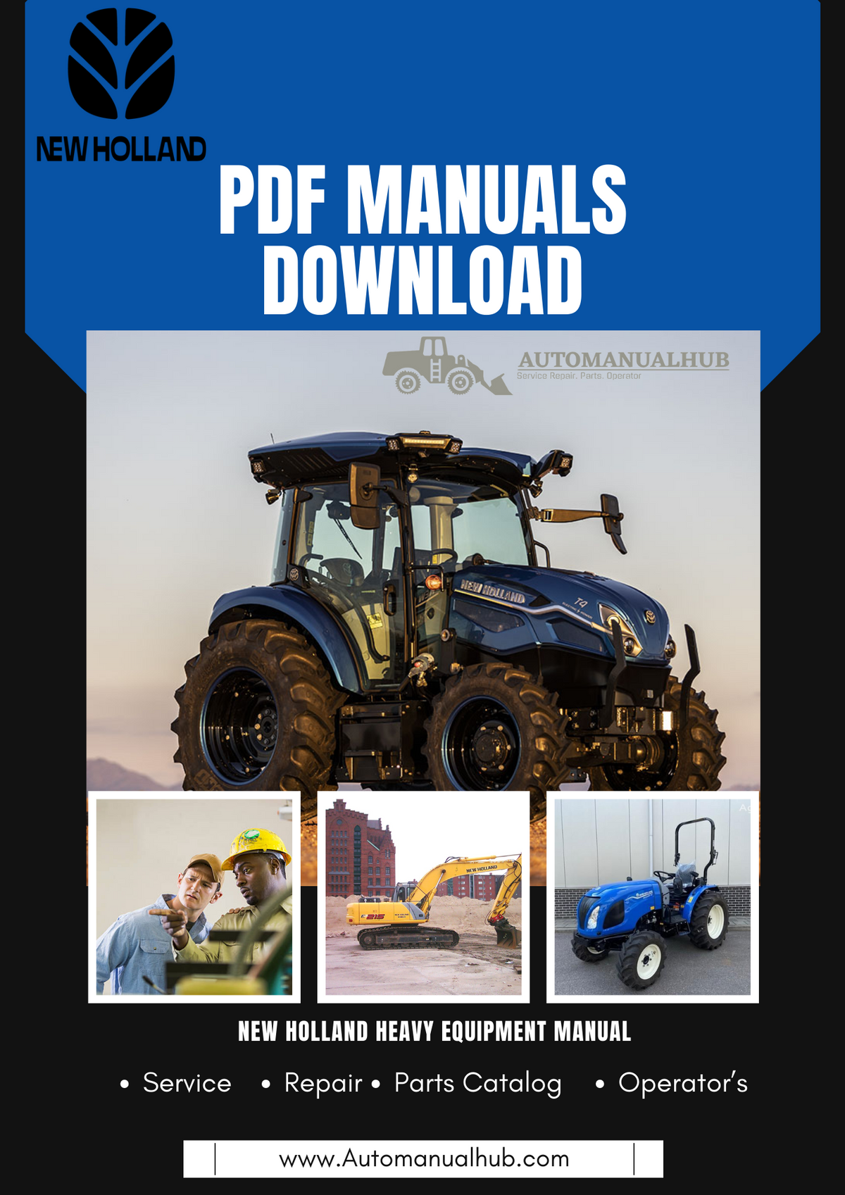 New Holland 2000, 3000 Tractor Service Repair Manual 40200050 - PDF ...