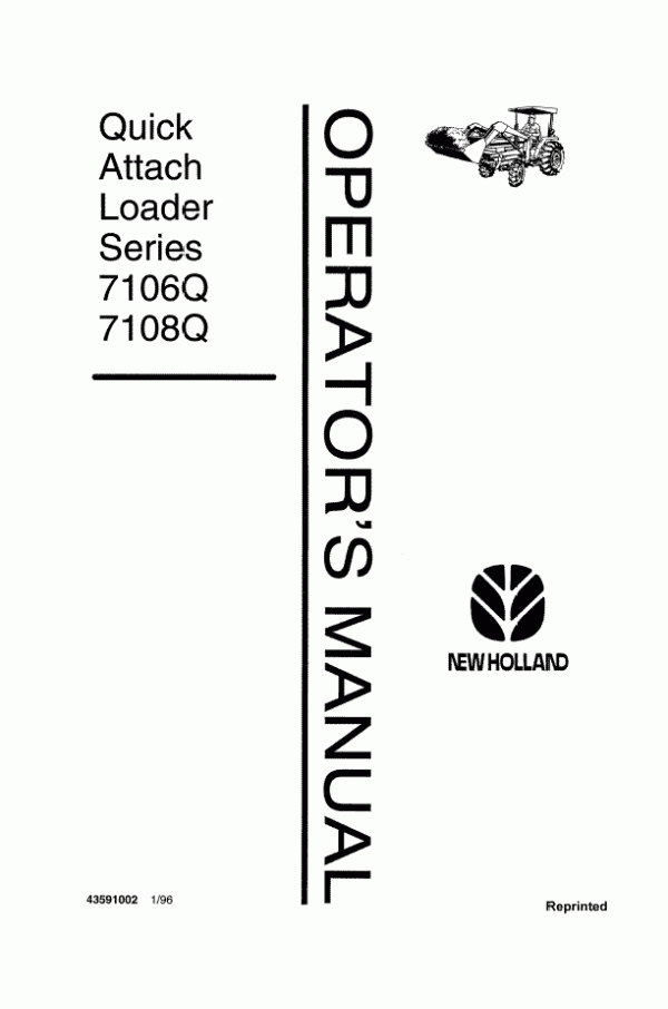 New Holland 1120, 1220, 1320, 1520, 1720, 1920, 7103, 7108 Operator's Manual 43591002 - PDFNew Holland 1120, 1220, 1320, 1520, 1720, 1920, 7103, 7108 Operator's Manual 43591002 - PDF