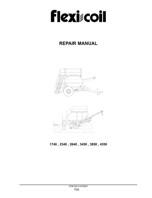 New Holland 1740, 2340, 2640, 3450, 3850, 4350 Service Repair Manual 87367160 - PDF