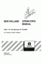 New Holland 50CS 50` Snowblower #717232006 tz18da & tz24da tractors Operator's Manual 87300084 - PDF