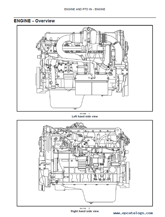 New Holland 51426940-Engine-Tier 3A(4CYL-110HP) Parts Catalog Manual - PDF